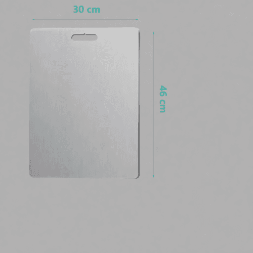 Double-Sided Stainless Steel Cutting Board